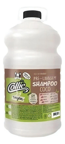 Shampoo Vegan Pré Lavagem Coco 5l - Collie