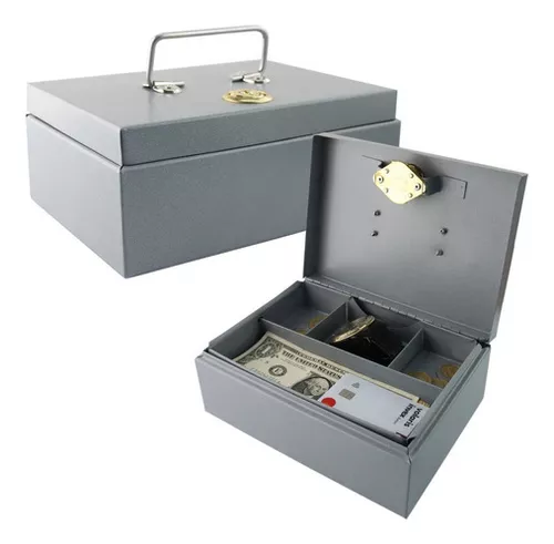 Caja Dinero Fuerte Seguridad / Cash Box Metálica Reloj Joyas