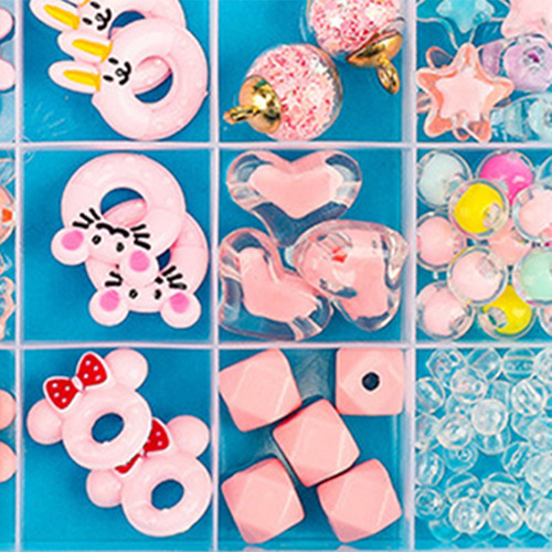 Juego De Abalorios Para Niños Con Caja De Estilo D