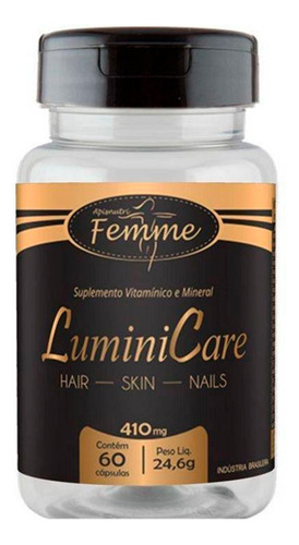 Luminicare (hair Skin & Nails) - 60 Cápsulas - Apisnutri