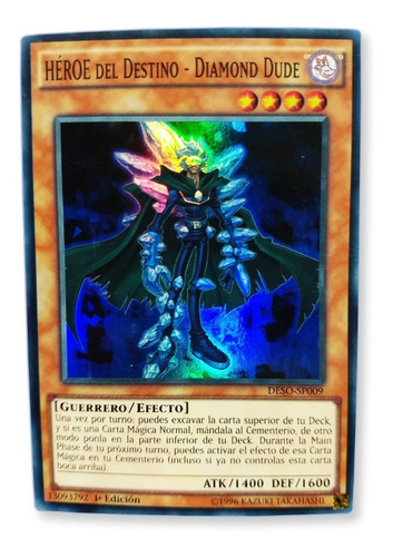 Yugi-oh! Destiny Hero Diamond Dude Lcgx-en124 Super