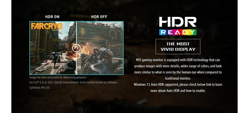 Imagen 10 de 10 de Monitor Msi 27 G274qrfw 170hz Gsync Freesync 2k Qhd Ips 1ms