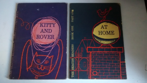 Antiguo. At Home. Kitty And Rover. The Beacon Readers. 