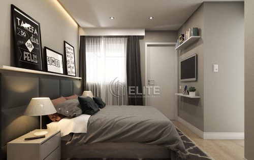 Imagem 2 de 16 de Excelente Apartamento Vila Tibiriça Com 53m² - Terraço Gourmet Com Churrasqueira - Lazer - Ap10597