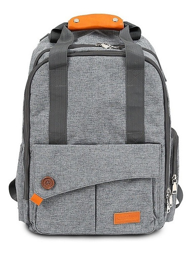 Mochila Maternal Carestino Roma Gris Completo