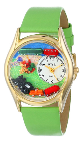 Whimsical Gifts Trains 3d Watch | Gold Or Silver Finish