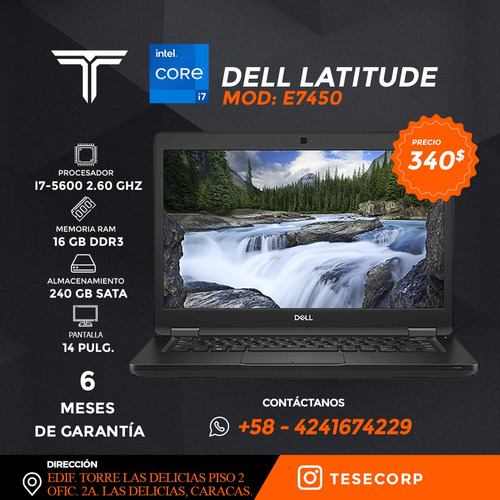 Lapto Dell E7450 