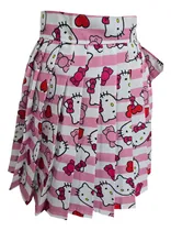 Comprar Pollera Marinera Tableada Regulable Hello Kitty Kawaii Otaku