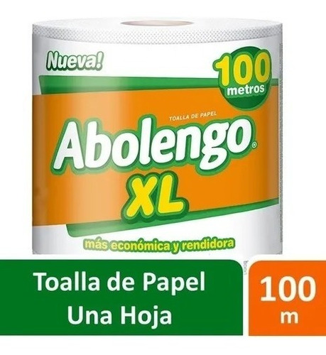 Toallas Abolengo Xl Doble Hoja 100 Mts Pack De 2 Unidades