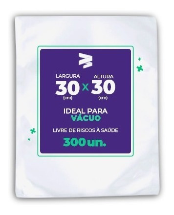 Embalagem / Sacos A Vácuo 30x30 - 300 Und