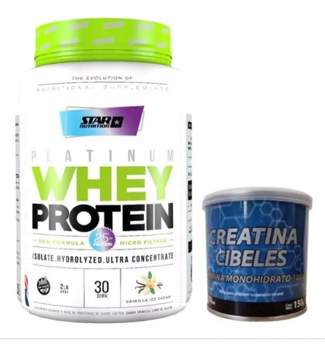 Whey Star Nutrition + Creatina Cibeles