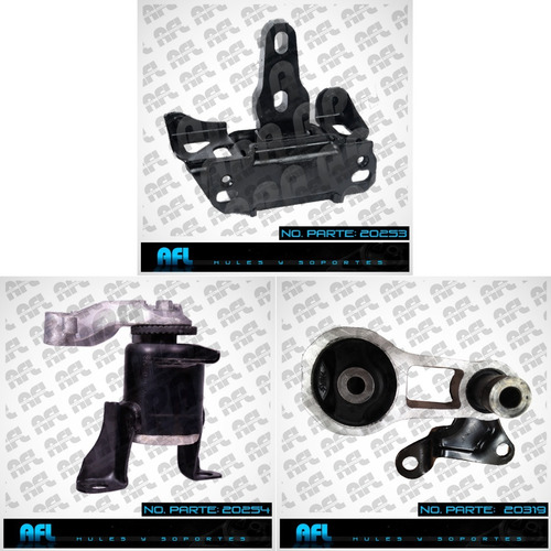 Imagen 1 de 4 de Juego Soportes Ford Fiesta 1.6 L4 Motor Transmisión 11-17