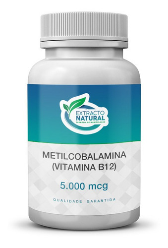 Metilcobalamina - Vitamina B12 - 5.000mcg 120 Cápsulas