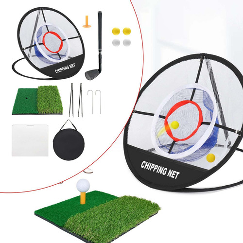 Red De Astillado De Golf Para La Práctica Del Conjunto De 9