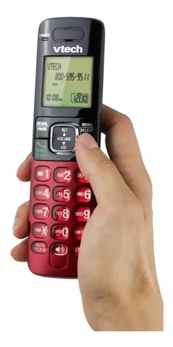 Teléfono inalámbrico VTech DECT 6.0, Rojo
