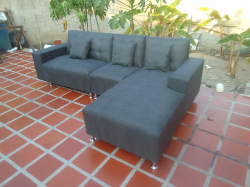 Mueble Estambul Tipo L Acolchado Todo En Goma Espuma 