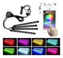 Comprar Tira Luces Interior Carro Led Rgb Audiorítmica App Bluetooth