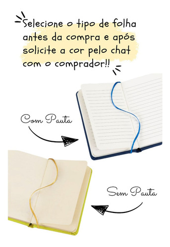 10 Mini Caderneta Tipo Moleskine C/ Pauta Emborrachada 12x7