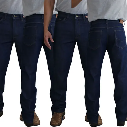 Kit 4 Calças Jeans Masculina Tradicional Atacado Reforçada