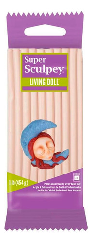  Arcilla Pasta Para Hornear Sculpey Living Doll Claro 454g