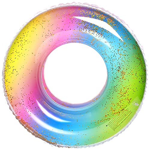 Glitter Pool Floats Tube 32 5 Pulgadas Premium Nadar Pi...