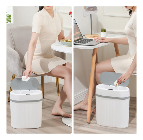 Lixeira Automática Anti Odor Sensor Inteligente Banheiro