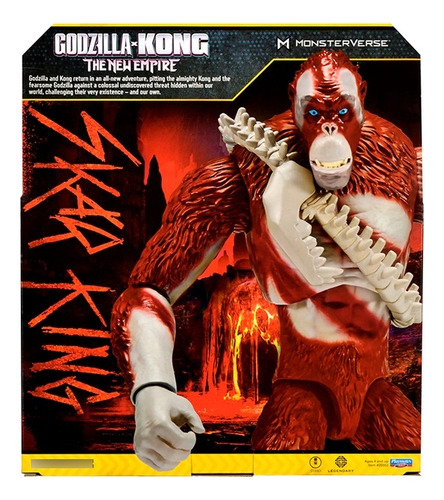 Skar King Gigante 28cm Godzilla X Kong Importado