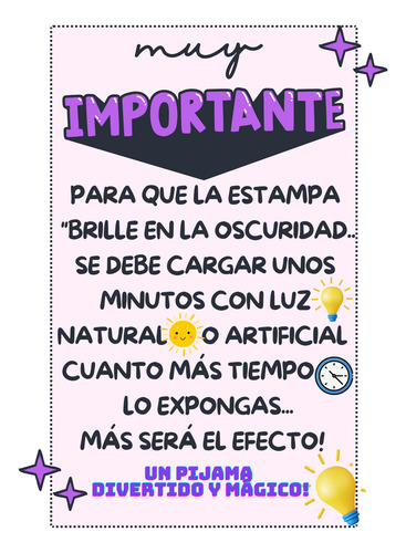 Pijama Largo Brilla En La Oscuridad Niño Niña