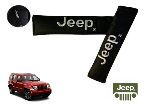 Par Almohadillas Cubre Cinturon Jeep Liberty 3.7l 2012