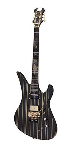 Guitarra Synyster Gates Custom-s - Negra Con Rayas Doradas