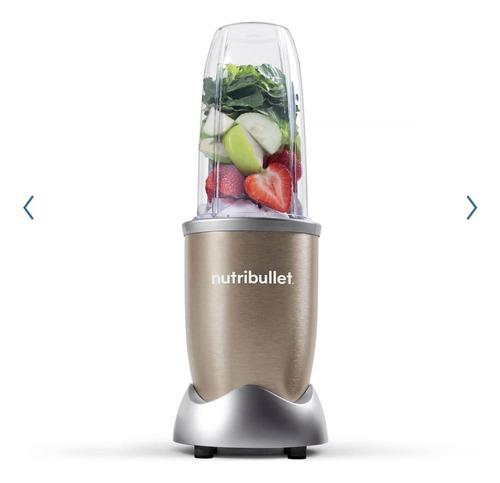 Nutribullet 900w Procesador De Alimentos Dorado 9 Pcs