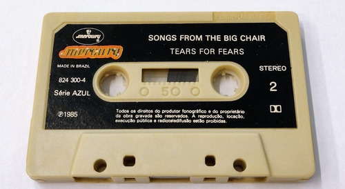 Imagem 3 de 3 de Tears For Fears Songs From The Big Chair - Fita Cassete K7