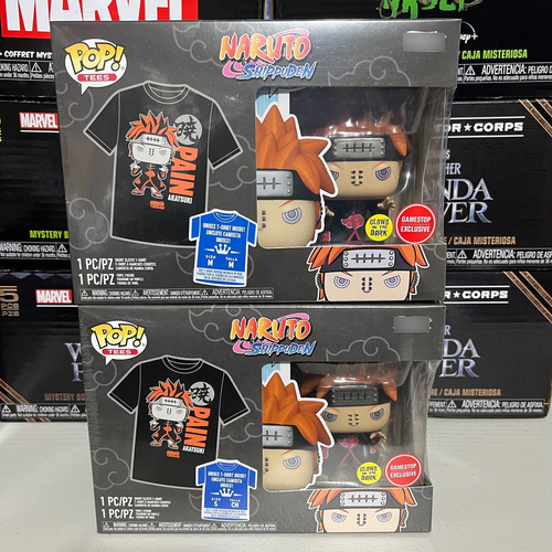 Funko Pop! Tees Naruto Shippuden Pain 934 Glow Gamestop