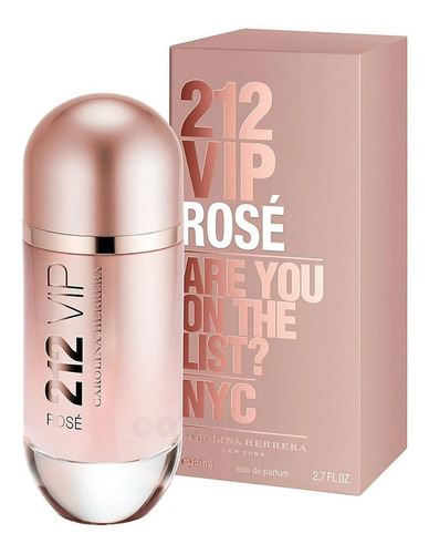 Imagen 1 de 5 de Perfume Carolina Herrera 212 Vip Rose 80ml Original