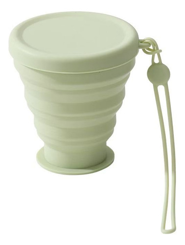 Una Taza De Agua Plegable Para Exteriores De Silicona Apta P