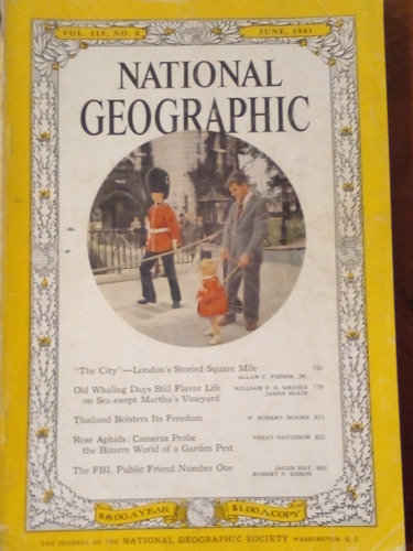 Revista National Geographic Vol 119 N 6 June 1961