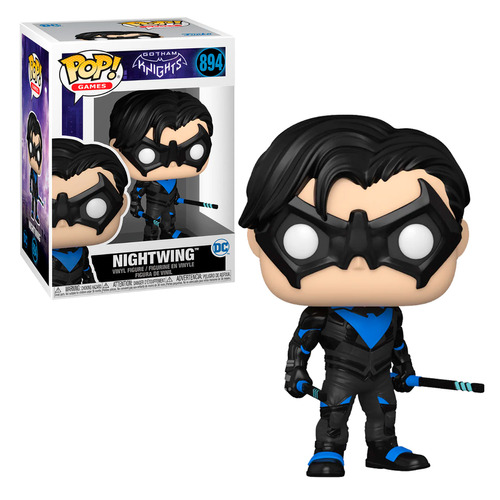 Funko Pop Nightwing #894 Gotham Knights Dc Comic Figura De Accion Original