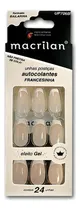 Comprar Unhas Postiças Autocolantes Up706b Tamanho Médio Macrilan Co Cor FRANCESINHA Francesinha