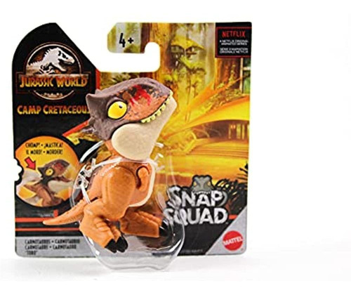 Jurassic World Camp Cretácico Snap Squad Carnotaurus Toro Fi