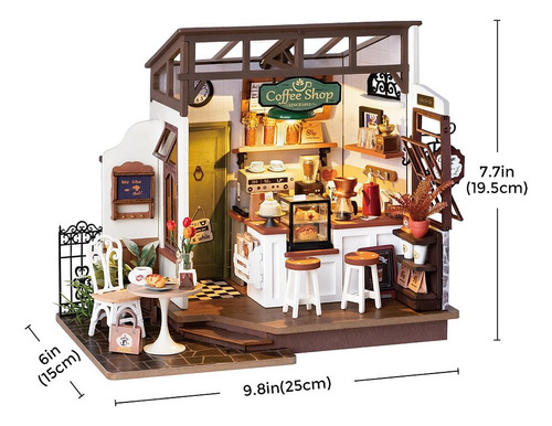 M0r Kit De Casa En Miniatura No.17 Cafe, Regalos De