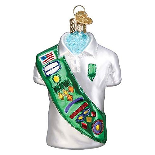 Uniforme De Girl Scout De Vidrio Soplado 2020 Adornos Ã...