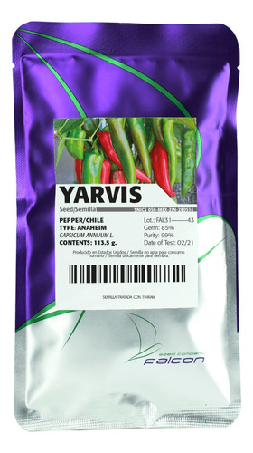 Semilla Chile Yarvis Anaheim College-64 Falcon Seeds