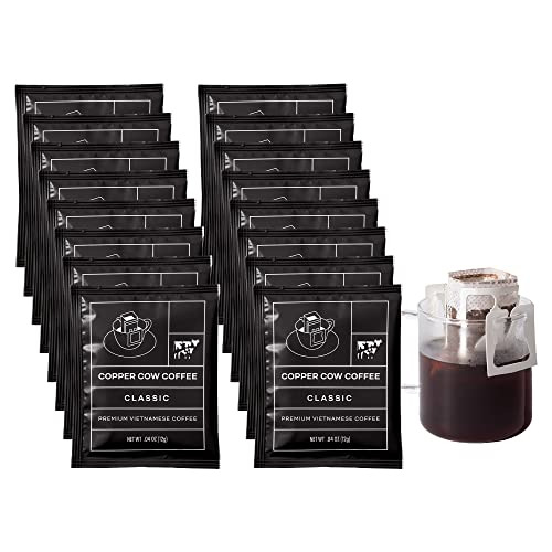 Premium Vietnamese Coffee: Single-serve Classic Black C...