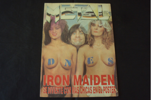 Revista Metal # 87 - Tapa Iron Maiden