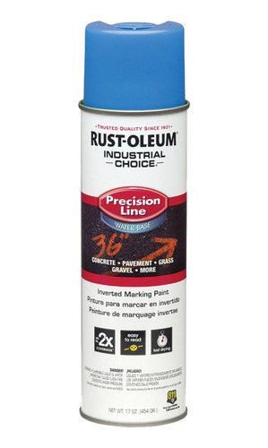 Pintura Demarcación Invertida Fluorescente Azul Rust Oleum