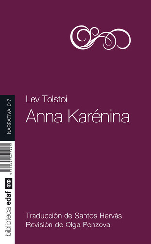 Libro Anna Karã©nina - Tolstoi, Lev