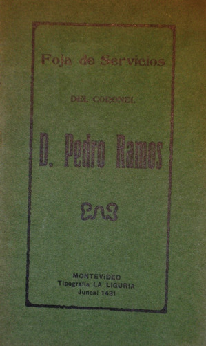 Coronel Pedro Ramos Guerra Paraguay Revolucion Aparicio