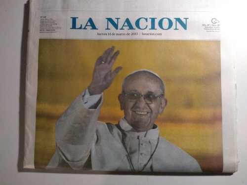 Papa Francisco Diario La Nación Impecable Histórico 
