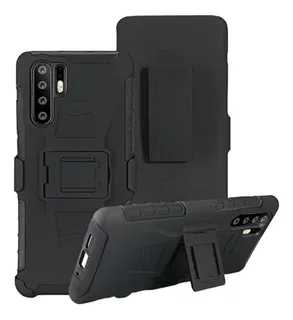 Funda Uso Rudo Combo Clip Huawei P30 Pro Giratorio