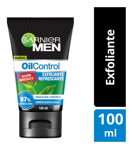 Imagen 1 de 6 de Exfoliante Matificante Garnier Men Oil Control 100ml